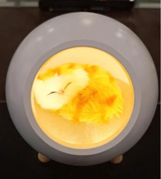 PUFFY LED dětská lampa nabíjecí USB-bílá