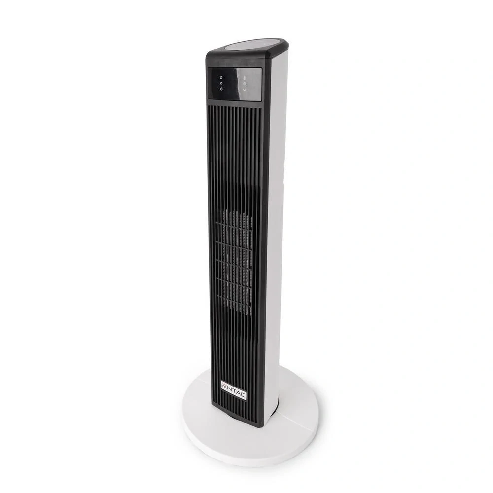 Entac přenosný PTC ventilátorový ohřívač věžový bílý s LED displejem 2000W 70cm