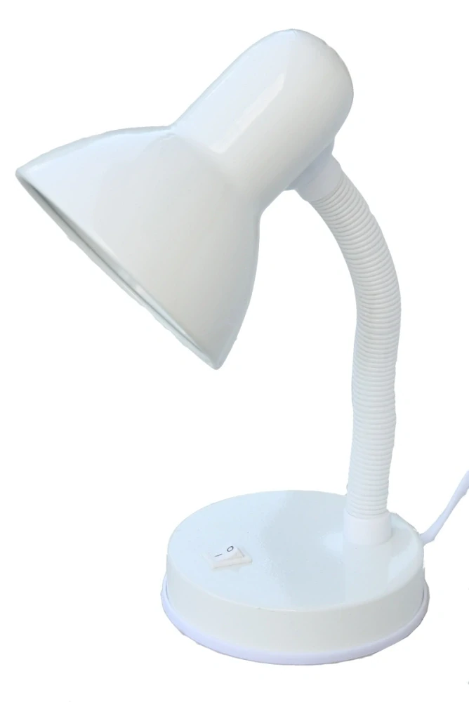 Stolní lampa Kadet E27, max.40W, bílá