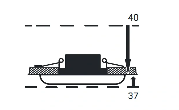 EMITHOR 63202 AGILO LED 20W/4000K/IP65/230V, BÍLÁ