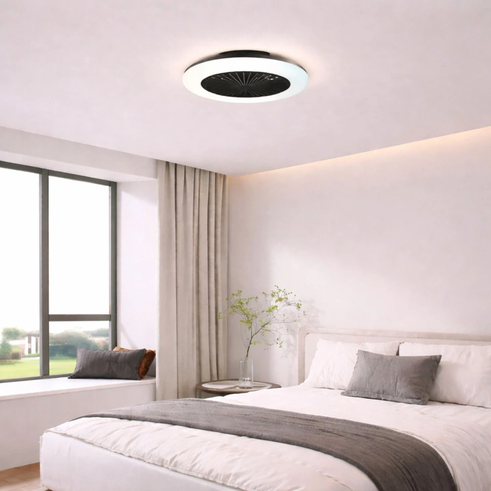 Brilliant - LED Stmívatelné stropní svítidlo s ventilátorem MONTERO LED/20W/230V 2700-6500K pr. 42 cm + dálkové ovládání