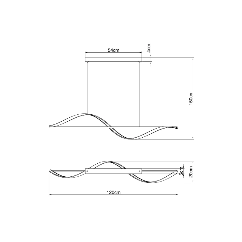 GLOBO VIOLINO 67207-24 závěsné svítidlo