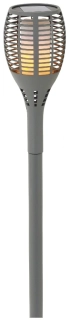 Entac Venkovní solární lampa 56cm LED efekt plamene 2ks