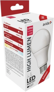 AVIDE LED  E27 16W 3000K
