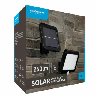 Modee Lighting solární LED reflektor 125 do exteriéru se senzorem
