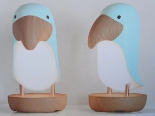 Tukan LED dětská lampa nabíjecí USB-zelená