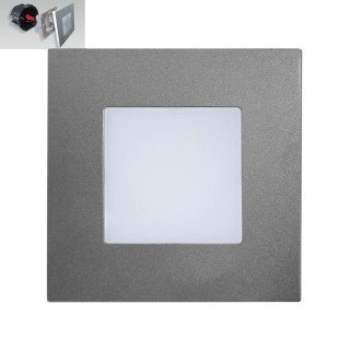 EMITHOR 48305, schodišťové zápustné LED svítidlo 1W/230V