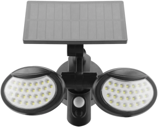 Entac Venkovní solární světlo LED s čidlem 10W 400lm