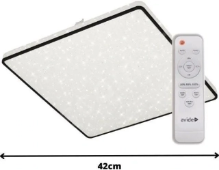 AVIDE MIA-CCT LED 48W stropní svítidlo s dálkovým ovladačem