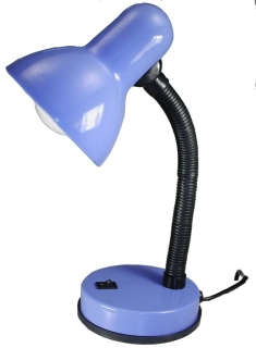 Stolní lampa Kadet E27, max.40W, modrá